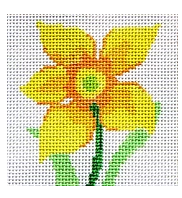 59U Jean Smith Daffodil Coaster