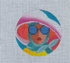 IN324 Lady in Hat 3"