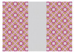 G-150 BLUE GEOMETRIC DESIGN
