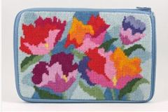 SZ632 Watercolor poppiesCosmetic Purse
