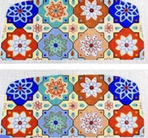 PB-314 Flower Mosaic Adelaide Bag