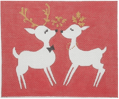 Red Kissing Reindeer
