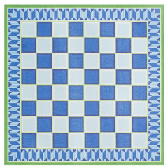NTG-KB294 Classic Chessboard Blue and Green