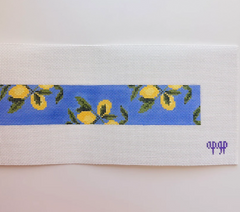 APBS05 Lemons on Blue Bag Strap/Belt