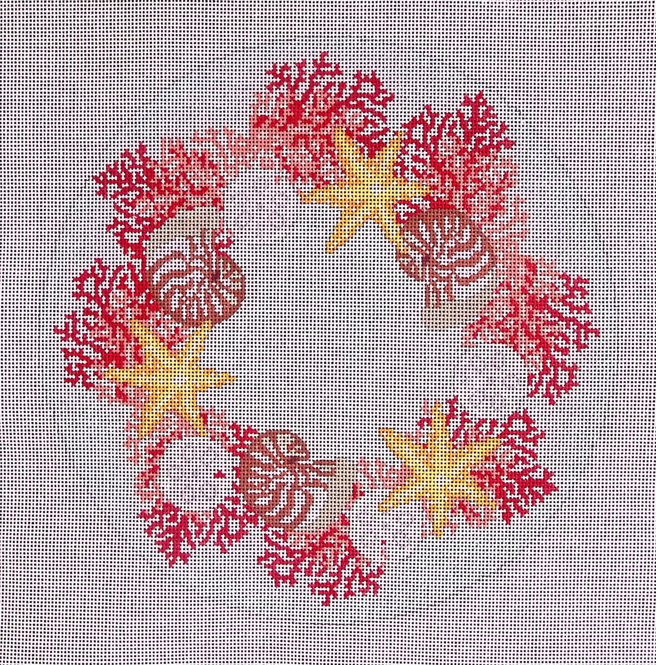 TSS-135 Tropical Coral Wreath