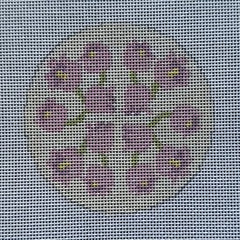 TSS-172 Lavender Flowers Coaster