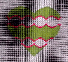 H-52 Lil Green Heart