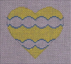 H-54 Lil Yellow Heart