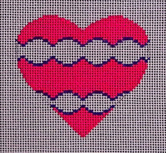 H-55 Lil Bright Pink Heart