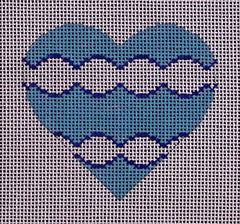 H-56 Lil Turquoise Heart