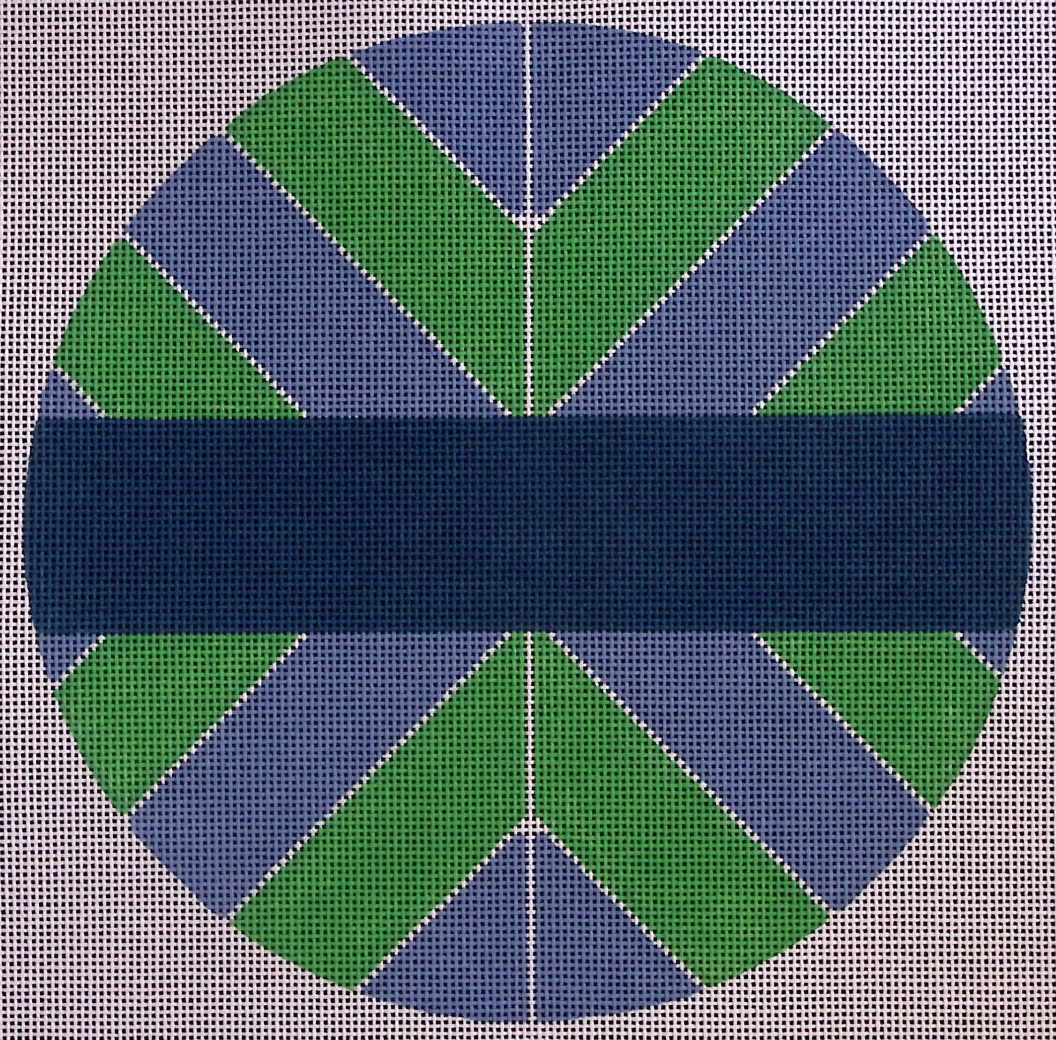 SV-S015 Chevron Sign - Blue and Green