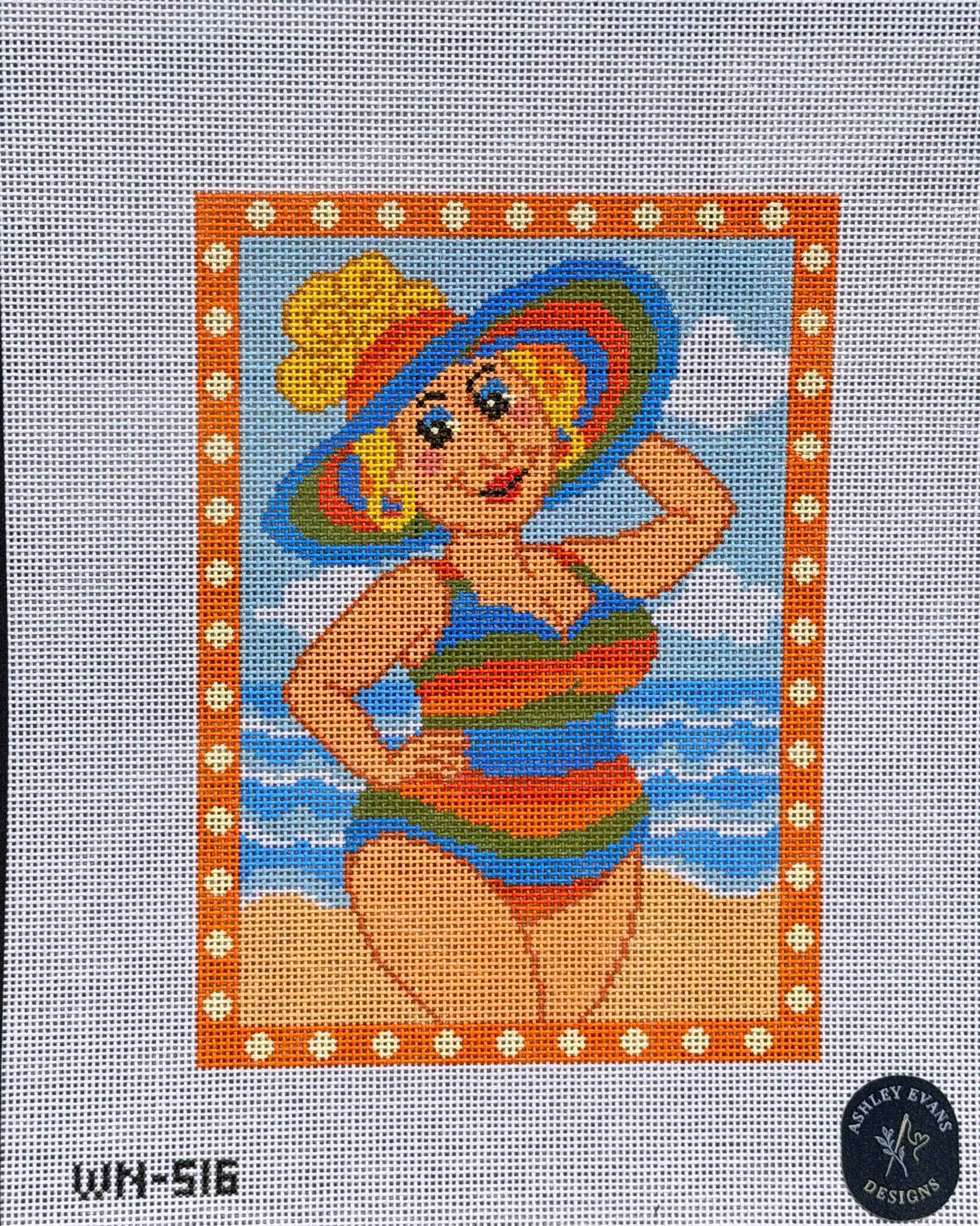 WN-516_AED Goldie Living My Best Beach Life Beach Woman