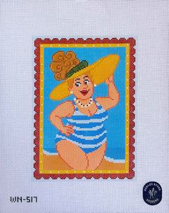 WN-517_AED Bette She Came to Shine Beach Woman