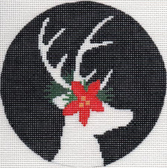 LRE-XO07 Reindeer on Black