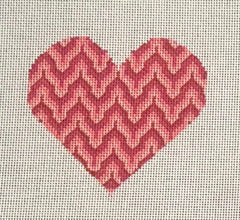 TM-32 Bargello Heart - Pink