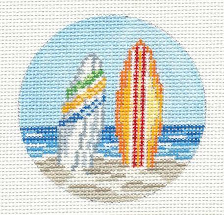 369 Surf's Up Ornament