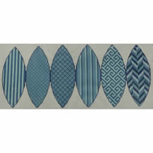KKPK604-13 8.25 in pumpkin blues 8.25 x 19.5