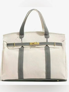 Canvas Boatkin Bag - Grey Strap