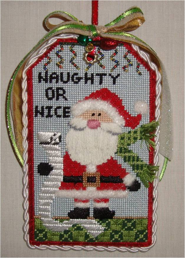 SMF Naughty Or Nice Tag with Stitch Guide