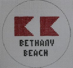 KKNTO30 Signal Flags - Bethany Beach 3" Round