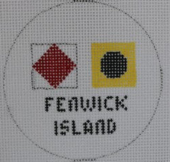 KKNTO31 Signal Flags - Fenwick Island 3" Round