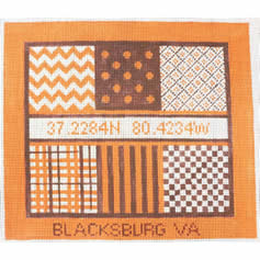 KKP194 Virginia Tech Coordinates 6 x 9.125