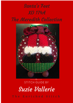 Santa Feet Stitch Guide