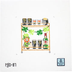 MJD-87 St. Patrick's Bar Cart