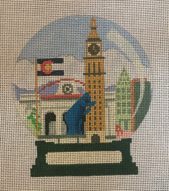 AL-076 Denver Snow Globe