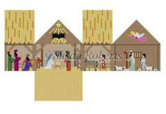 5501-13 Nativity 3D House