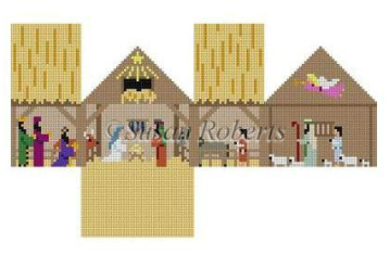 5501-13 Nativity 3D House