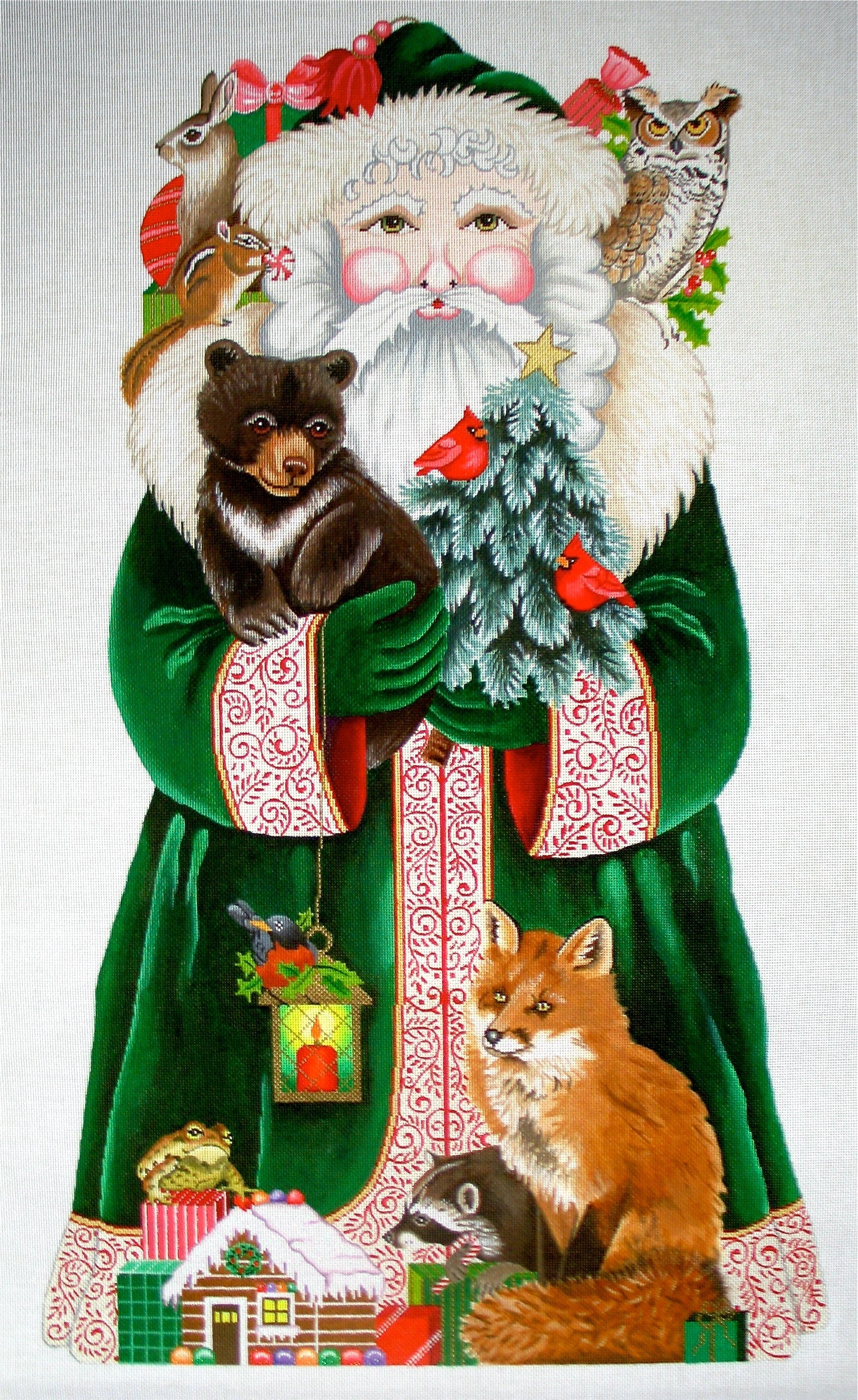 7056-13 Woodland Santa - 30"