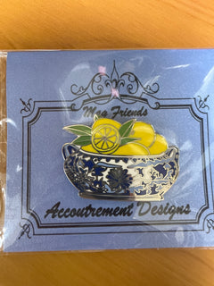Bowl Of Lemons needle minder by Accoutrement Designs