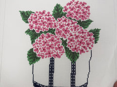 LM-PL63 Tote With Hydrangeas