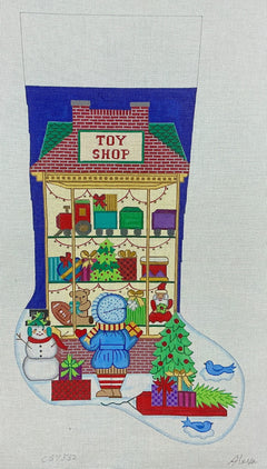 CS7332 Toy Shop with Boy Stocking