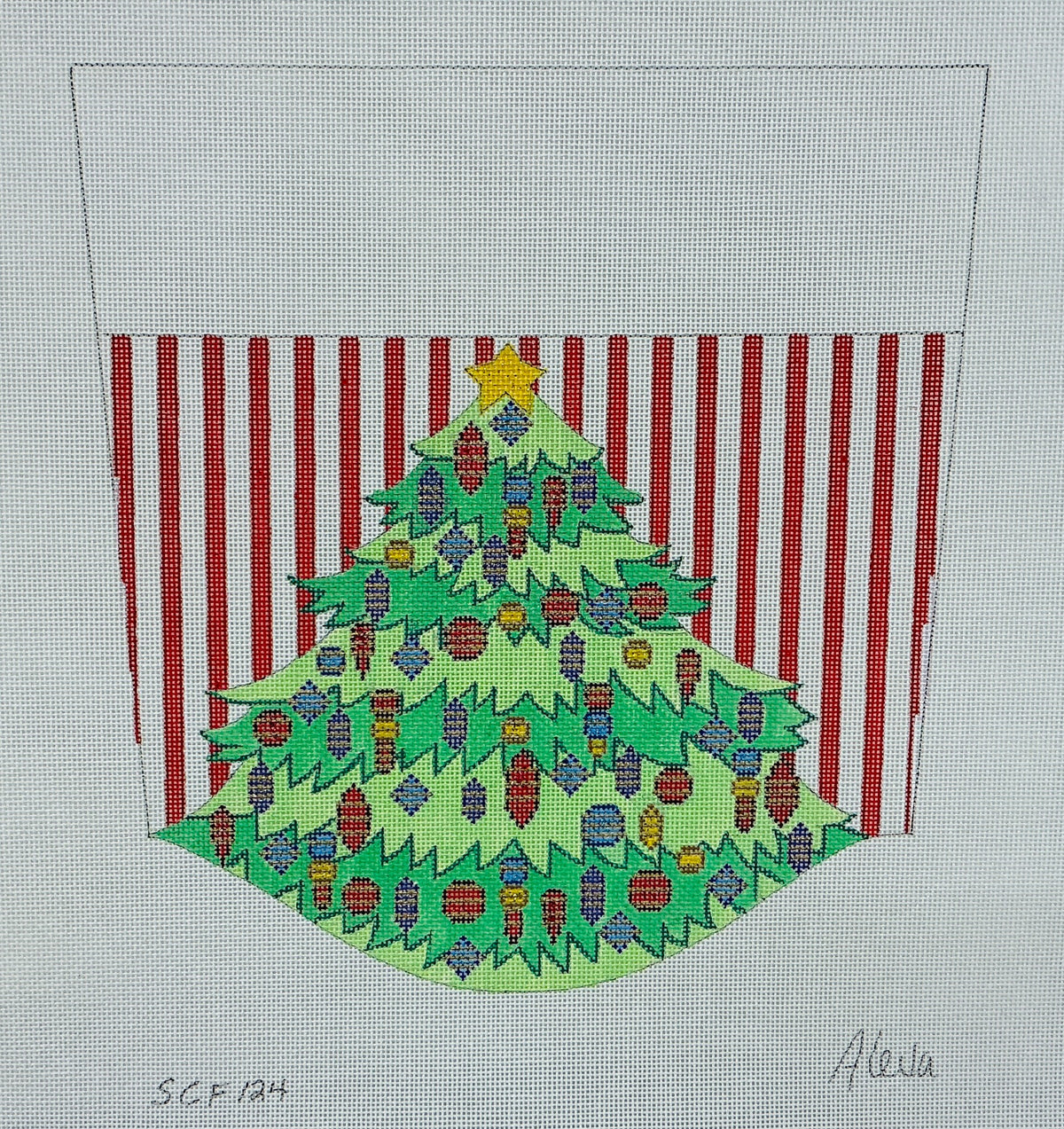 SCF124 Christmas Tree Cuff
