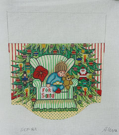 SCF162 Boy Waiting for Santa Cuff