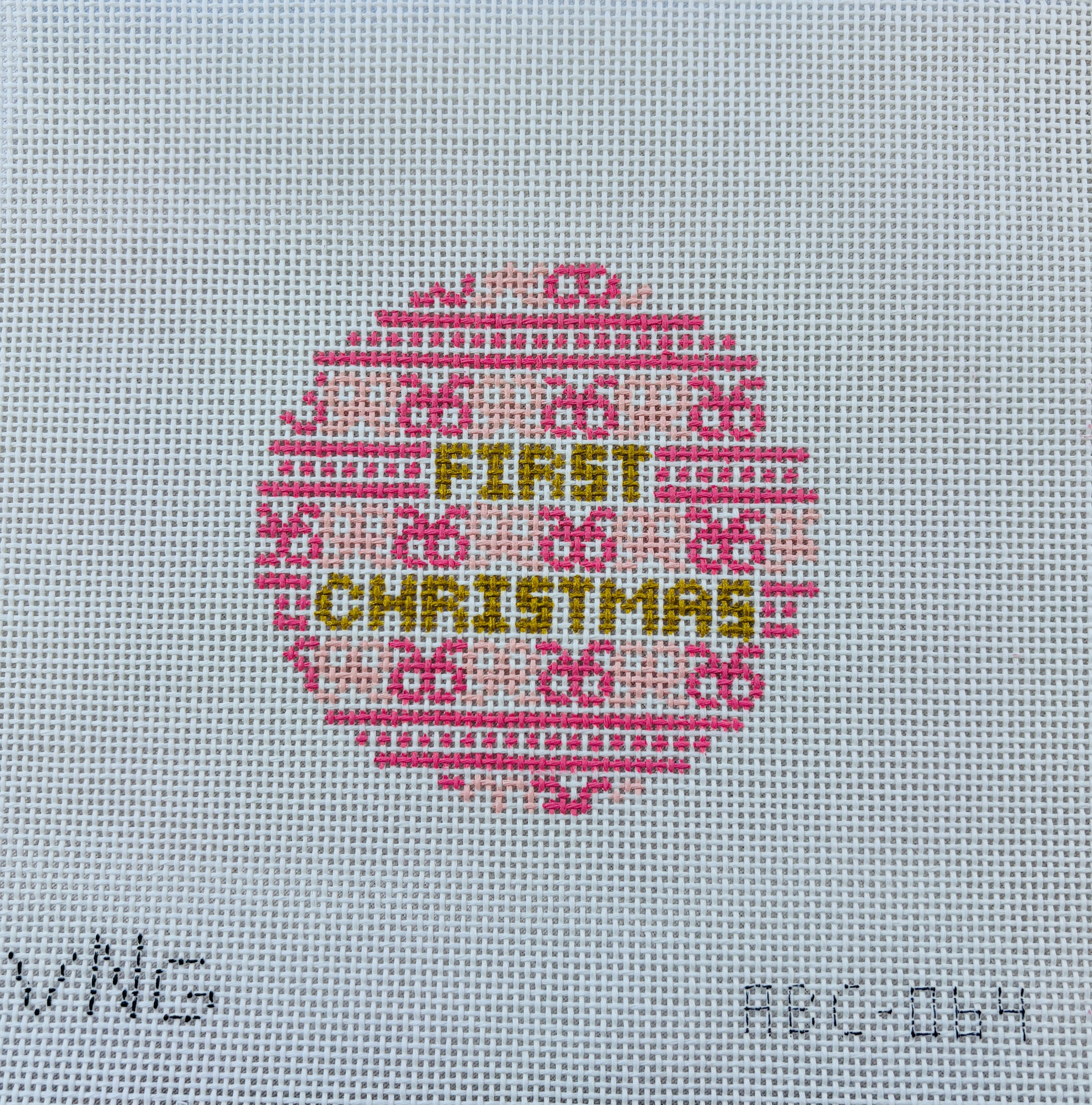 ABC-064 FIRST CHRISTMAS PINK
