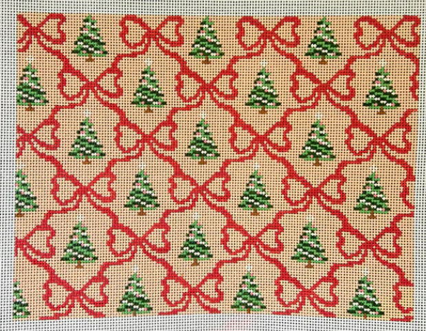 AGCHBTT Holiday Bows and Trees Tray 