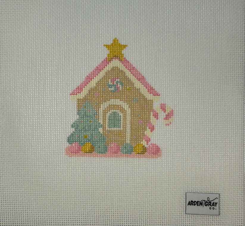 AGCPGH Pastel Gingerbread House 