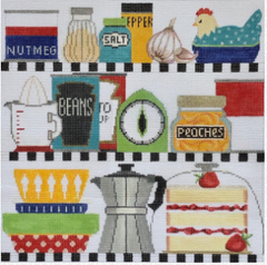 AL-049 Retro Kitchen Shelves