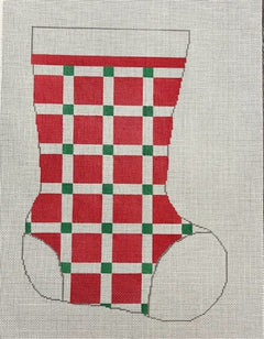 ASIT098RXXL Red/White/Green Check