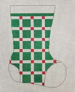 ASIT098XXL Green/Red/White Check