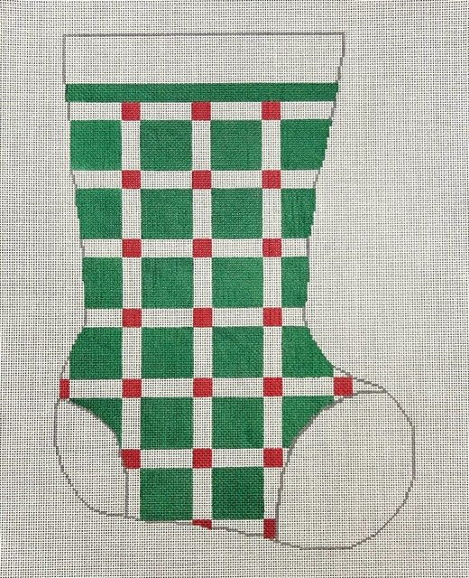 ASIT098XXL Green/Red/White Check