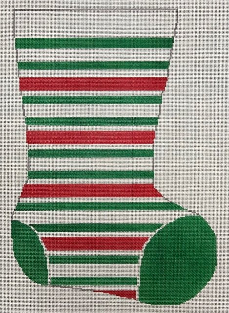 ASIT101XXL Red/White/Green Stripe