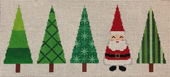 ASIT260 Tree Pillow with Santa