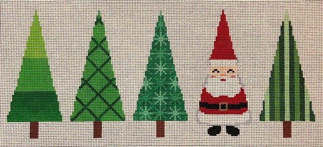 ASIT260 Tree Pillow with Santa