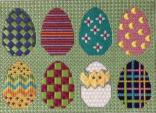 ASIT261SG Easter Egg Pillow Stitch Guide