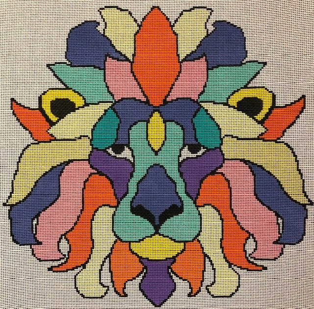 ASIT280 Colorful Lion