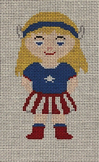 ASIT348 Captain America Girl